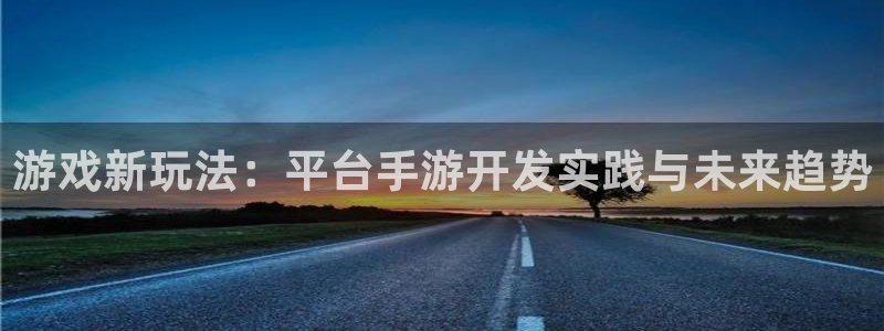 巅峰国际登录：游戏新玩法：平台手游开发实践与未来趋势