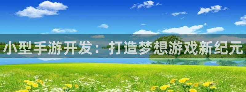 巅峰国际app：小型手游开发：打造梦想游戏新纪元